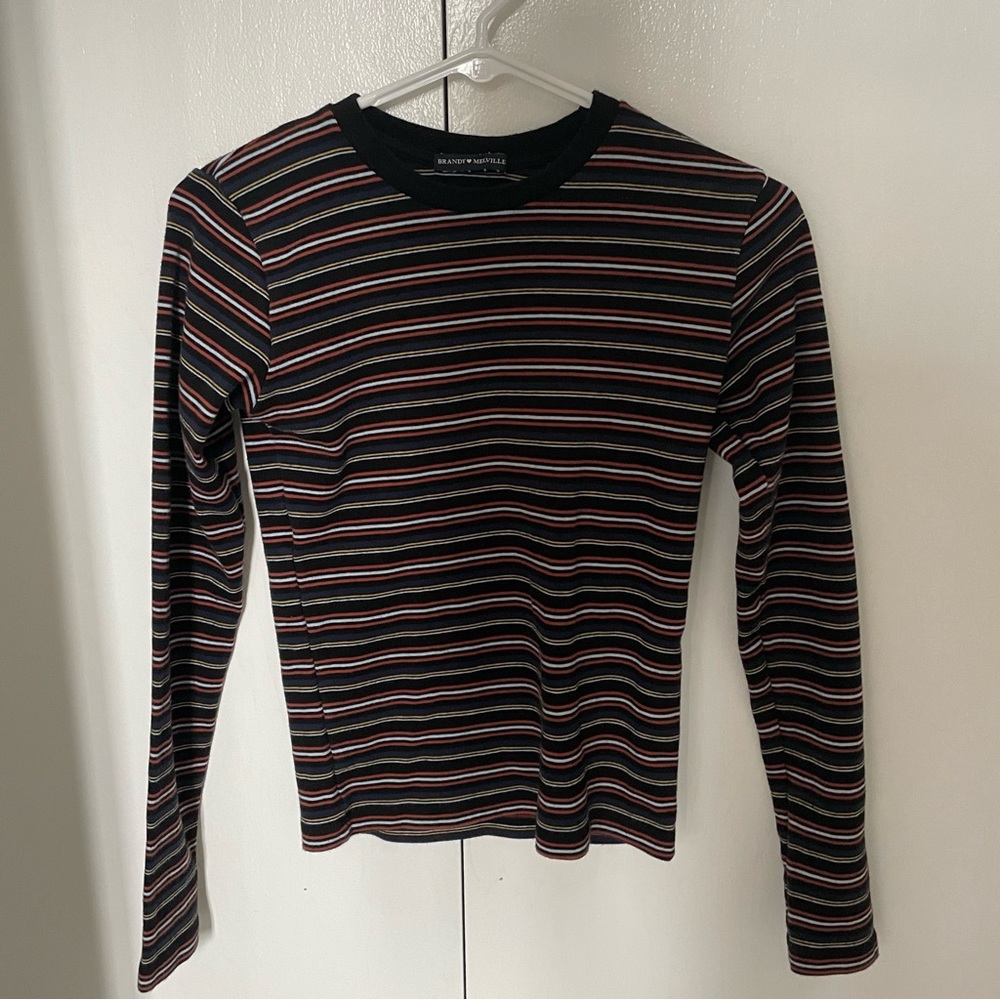Brandy Melville Stripped Long Sleeve Tee